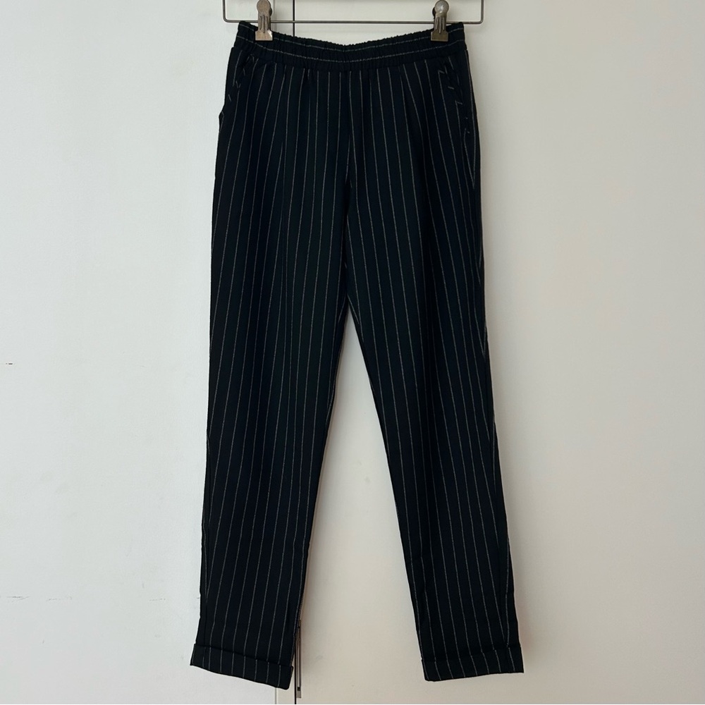 Forever 21 Girls 13/14 Black Striped Dress Pants